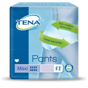 TENA PANTS Maxi M (Medium) Tour de Hanches 80 à 110 cm - Slip/Culotte Absorbant Jetable Homme/Femme