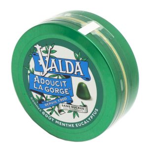 VALDA MENTHE EUCALYPTUS Gommes Sans Sucre - Bte/50g