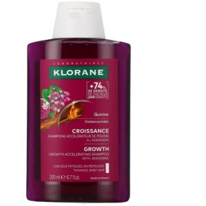 KLORANE - Shampoing croissance accélérateur de pousse à l'adénosine 200mL