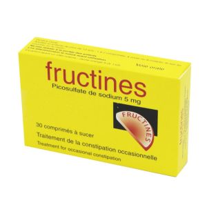 Fructines au Picosulfite de Sodium Comprimé à sucer 5 mg, boîte 30