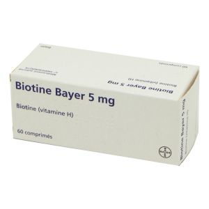 Biotine 5 mg, 60 comprimés