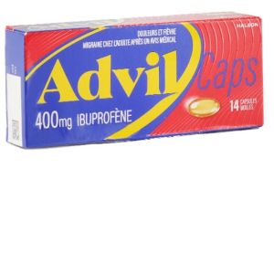 Advilcaps 400 mg, 14 capsules molles