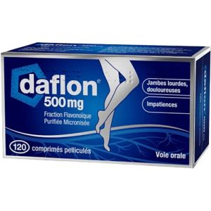 Daflon 500 mg, 60 comprimés pelliculés