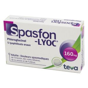 Spasfon Lyoc 160 mg, lyophilisat oral - Boite 5