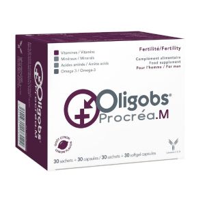 OLIGOBS Procrea F 30 Gélules + 30 Capsules - Complément Alimentaire Fertilité pour Femme