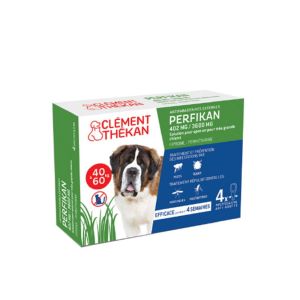 PERFIKAN 402 mg/3600 mg Très Grands Chiens 40 à 60kg Anti Parasitaires Externes - Pipette 4x 6.60ml