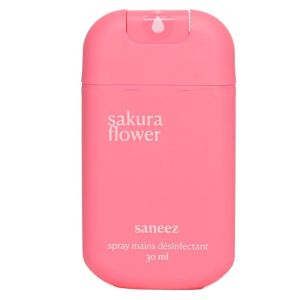 Saneez Sakura Flower spray mains désinfectant 30ml