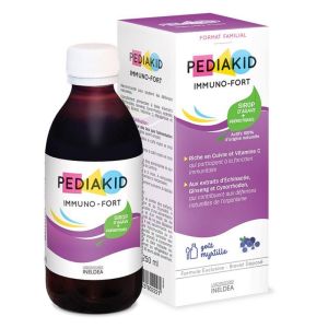 PEDIAKID Immuno Fort Sirop 250ml - Sirop d' Agave + Prébiotiques