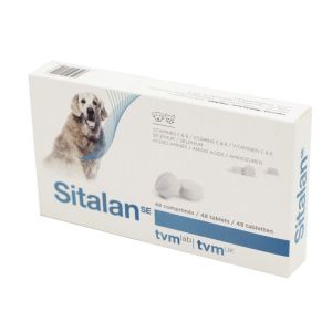 SITALAN 48 Comprimés - Chiens, Chats - Soutien de l' Animal Vieillissant - Cristallin, Asthénie