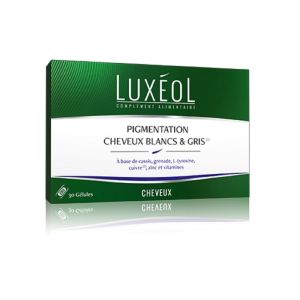 LUXEOL Pigmentation Cheveux Blancs et Gris 30 Gélules