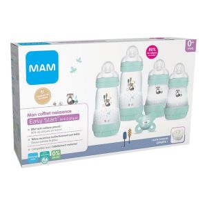 MAM Easy Start Biberon Anti-Colique Couleurs de la Nature 160ml 0 Mois et +  Débit 1 - Couleur : Blush - La Pharmacie de Pierre