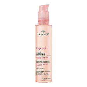 NUXE VERY ROSE Huile Délicate Démaquillante 150ml - Toutes Peaux même Sensibles