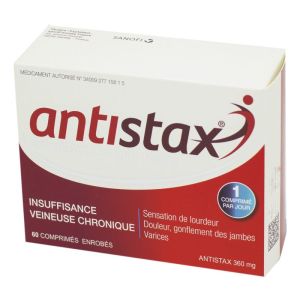 Antistax 360 mg,  60 comprimés enrobés