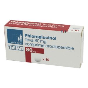 Phloroglucinol 80 mg Teva, 10 comprimés orodispersibles