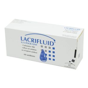 Lacrifluid 0.13 % collyre en solution Carbomère 980 - 60 unidoses
