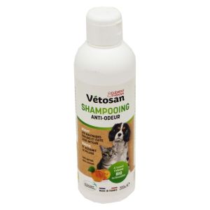 Shampooing anti-odeur - chien chat - bio certifié ecocert - tous pelages-  240ml
