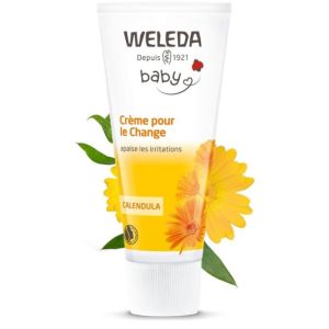 WELEDA BABY BIO CALENDULA Crème pour le Change 75ml - Apaise les Irritations