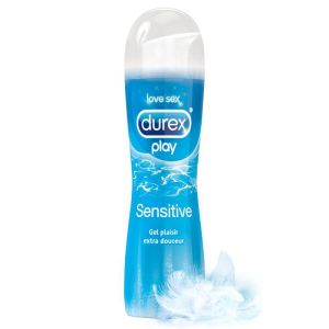 DUREX PLAY Sensitive Gel Lubrifiant - Gel Lubrifiant Plaisir Extra Douceur Compatible avec les Préve