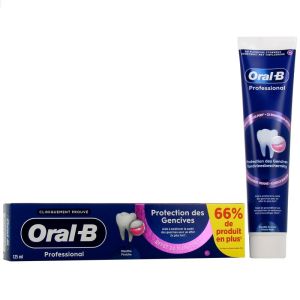 PROCTER & GAMBLE - Oral B Professional - Dentifrice Menthe fraîche - Protection des gencives - 125 ml - 8700216666718