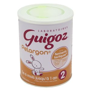 GUIGOZ PERLARGON 2 780g - Lait en Poudre 2eme Age - Nourrisson de 6 à 12 Mois