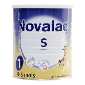 Novalac Satiété 1er âge lait poudre bébé 0-6M 800g