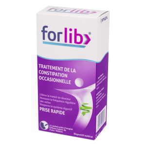 FORLIB Traitement de la constipation Occasionnelle - Prise Rapide Dès 8 Ans - Bte/12 Sachets