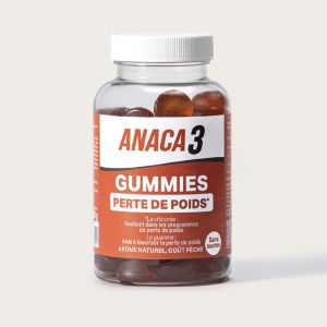 ANACA3 60 Gummies Perte de Poids - Arôme Pêche