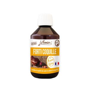 LE FERMIER Forti Coquille 250ml - Trame Osseuse, Qualité des Oeufs - Poule, Canard, Dinde, Oie