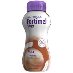 FORTIMEL MAX Chocolat HP/HE - Complément Nutritionnel Hyper Protidique et Hyper Energétique en Cas d