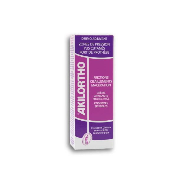 AKLORTHO Crème Apaisante Protectrice 75ml - Frictions, Cisaillements, Macération