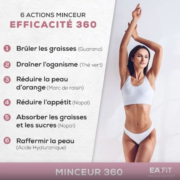 EAFIT MINCEUR 360 Programme Complet 120 Comprimés - Perte de Poids