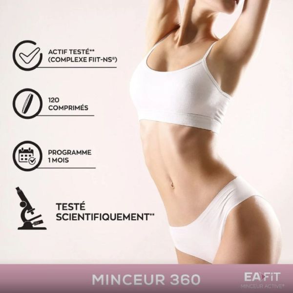 EAFIT MINCEUR 360 Programme Complet 120 Comprimés - Perte de Poids