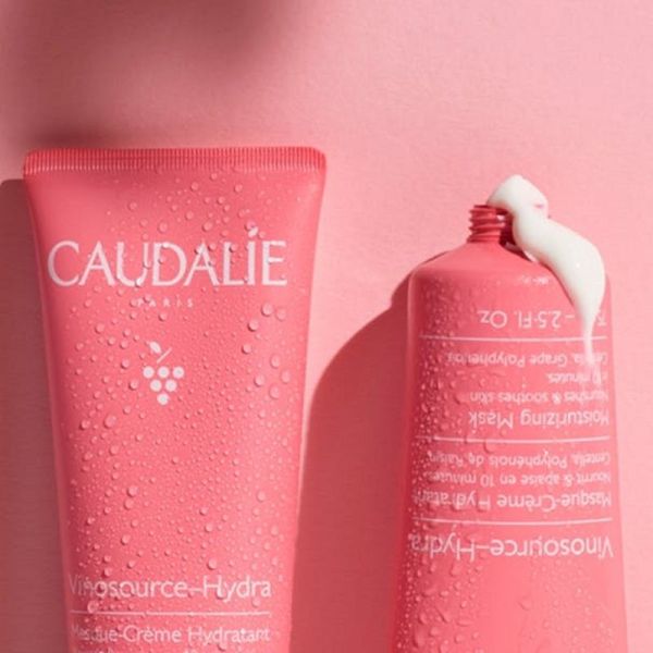 CAUDALIE VINOSOURCE HYDRA Masque Crème Hydratant 75ml - Peaux Sèches Déshydratées