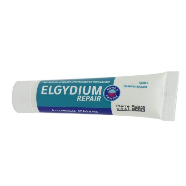 ELGYDIUM REPAIR 15ml - Gel Buccal Apaisant, Protecteur et Réparateur - Aphtes, Blessures Buccales