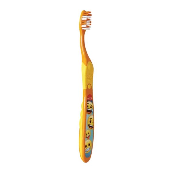 ELGYDIUM JUNIOR Brosse à Dents Souple EMOJI - Enfants de 7 à 12 Ans - 1 Unité