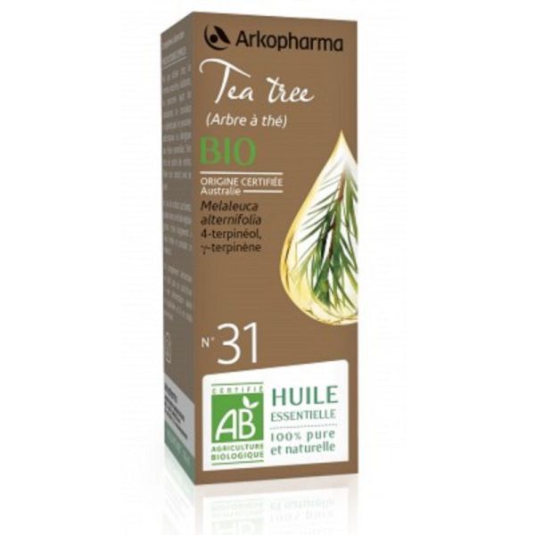 ARKOESSENTIEL BIO Tea Tree (Arbre à Thé) n°31 - Fl/5ml - Huile Essentielle 100% Pure et Naturelle