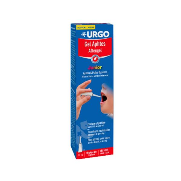 URGO Gel Aphtes Junior 12ml - Dès 3 Ans - Aphtes et Plaies Buccales