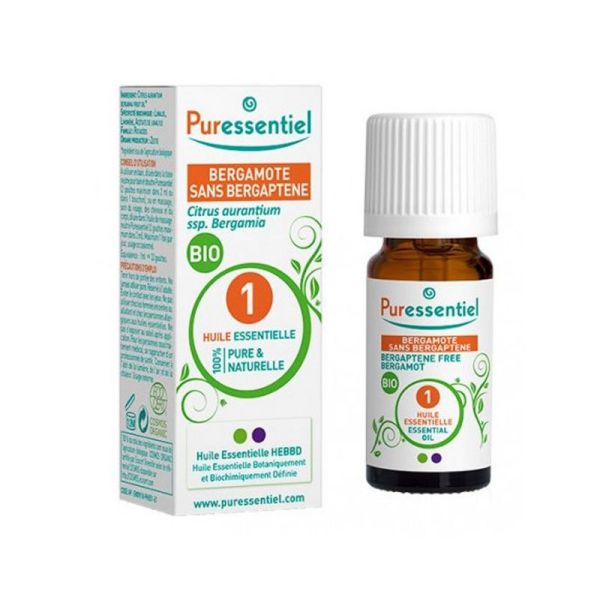 PURESSENTIEL BIO Bergamote 10ml - Huile Essentielle Citrus aurantium bergamia