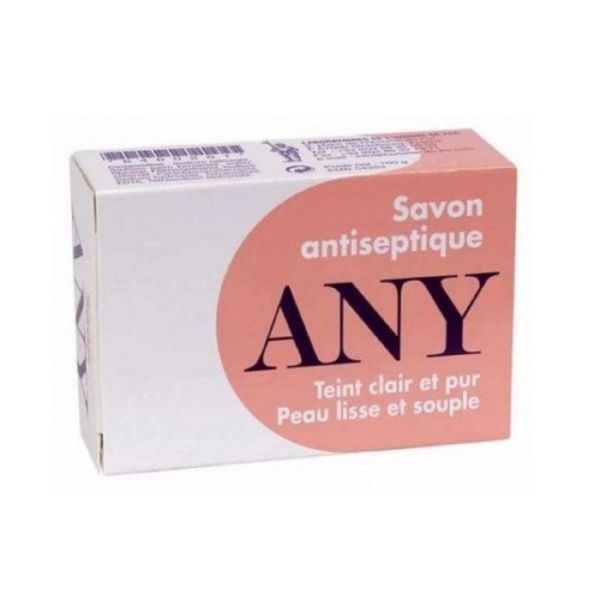 ANY Savon de Toilette Antisptique Visage et Corps - Teint Clair et Pur - Pain/100g