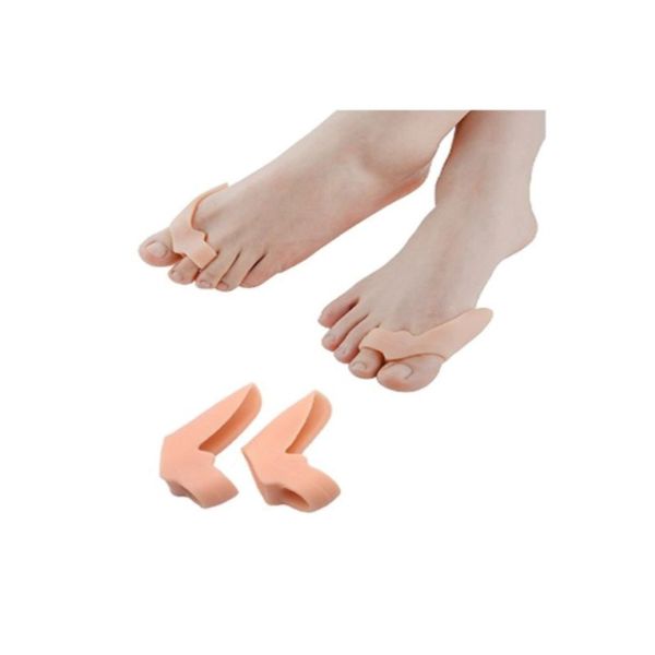 PODOREX Coquille de Protection Hallux Valgus avec Séparateur Double en Gel de Silicone - 1 Unité