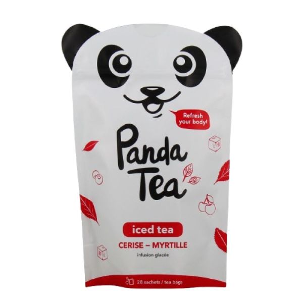 PANDA TEA ICED TEA CERISE/MYRTILLE - 28 Sachets - infusion glacée