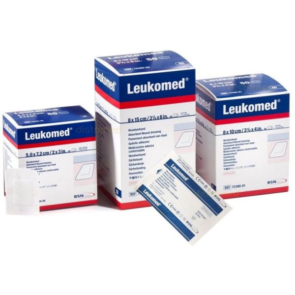 LEUKOMED 10 x 25cm - Bte/5 - Pansement Adhésif Multi Extensible Stérile