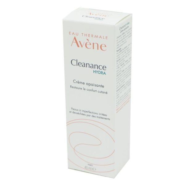 Visage: AVENE CLEANANCE HYDRA Crème apaisante Tube de 40ml