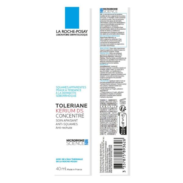 Toleriane Kerium DS concentré soin visage apaisant anti-squames 40ml