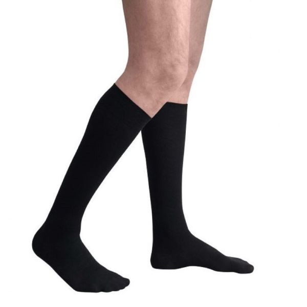 SIGVARIS ACTIVE CONFORT FRAICHEUR Chaussettes NOIR - Contention Homme Classe 2