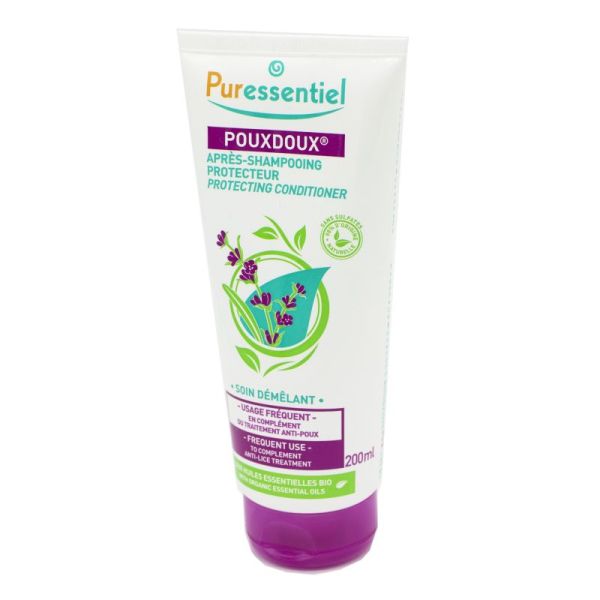 PURESSENTIEL POUXDOUX Après Shampooing Protecteur 200ml - Aux Huiles Essentielles BIO