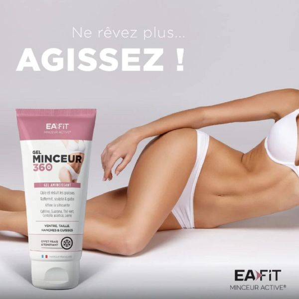 EAFIT MINCEUR 360 Gel 200ml - Gel Amincissant Effet Frais et Tonifiant