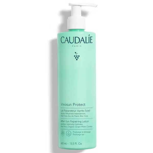 VINOSUN PROTECT Lait Réparateur Après Soleil 400ml - Apaise, Réhydrate Intensément, Prolonge le Bronzage