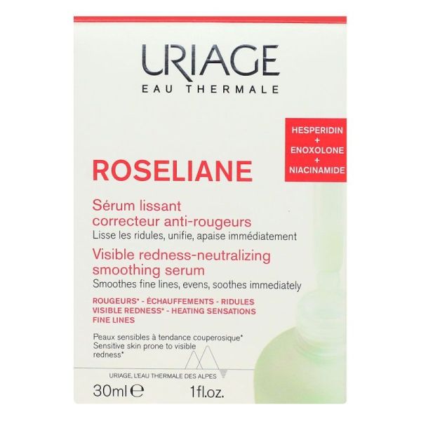 URIAGE Roséliane sérum lissant correcteur anti-rougeurs 30ml