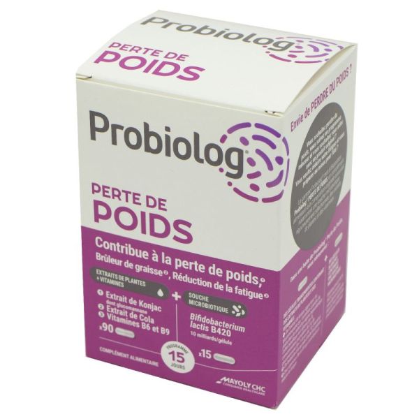 PROBIOLOG PERTE DE POIDS 90 + 15 Gélules  3701427900535
